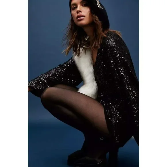 Free People Christa Sequined Romper